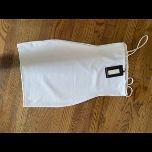 Pretty Little Thing white dress NWT